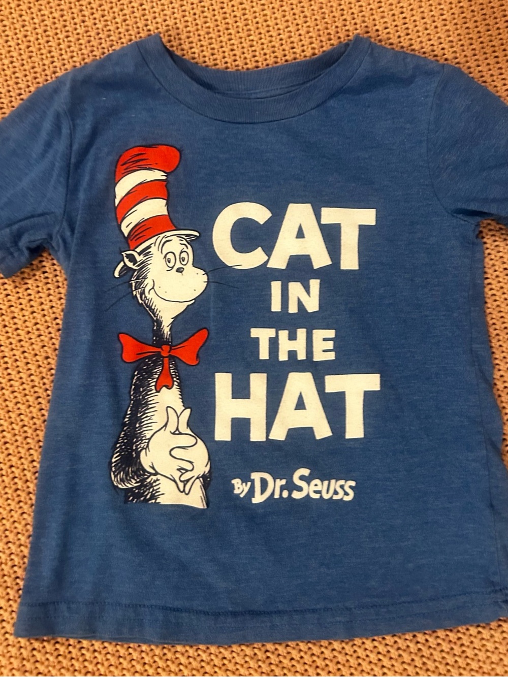 Jumping Beans Dr. Seuss Cat in the Hat Boys T-Shirt 3T Blue Graphic Tee